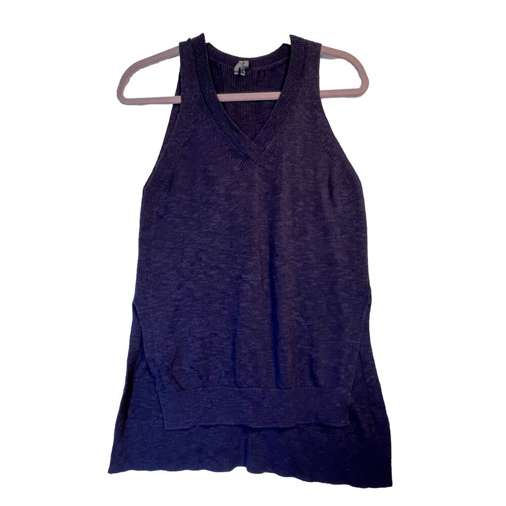 Anthropologie Top Knit Sleeveless‎ Sweater Blue Women's Size S